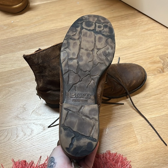 Leather Combat Boots - Picture 3 of 3